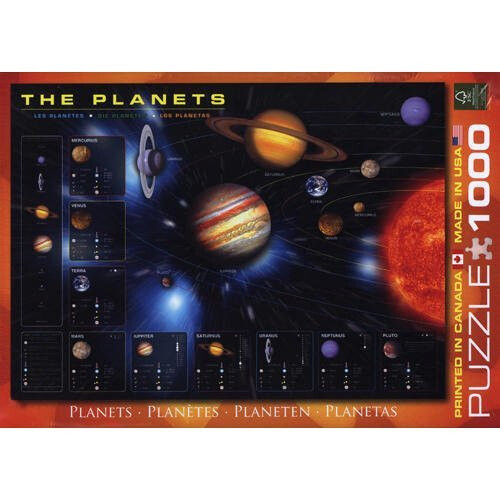 EuroGraphics The Planets Puzzle (1000-stykker) (6000-1009)