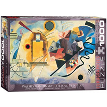 EuroGraphics Gelb Rot Blau von Kandinsky 1000-teiliges Puzzle