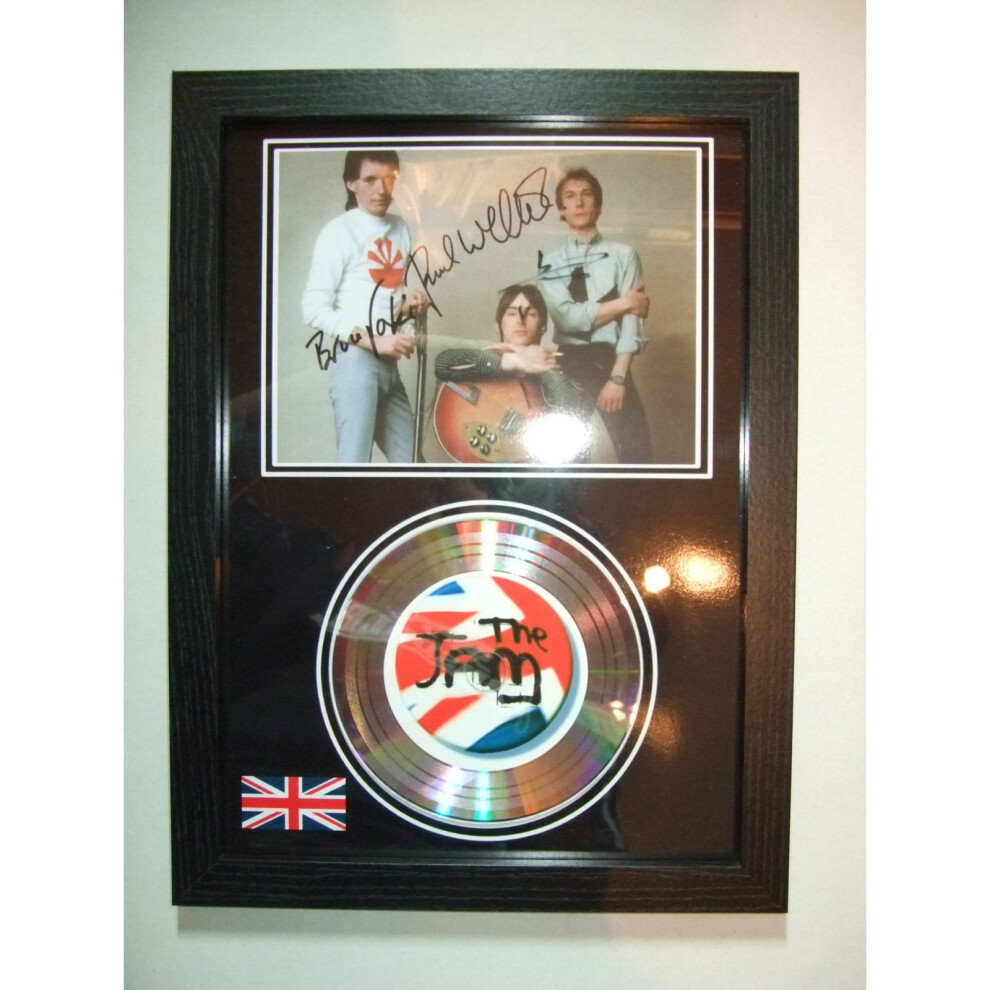 THE JAM SIGNED GOLD DISC DISPLAY-image-OPC-PGGYCQ-NEW