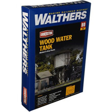 Walthers Cornerstone Series Kit Ho Scale Wood Water Tank Gray 8