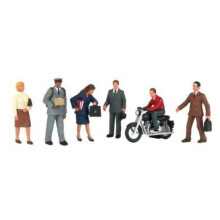 Bachmann BAc33101 HO Stadtleute mit Motorrad