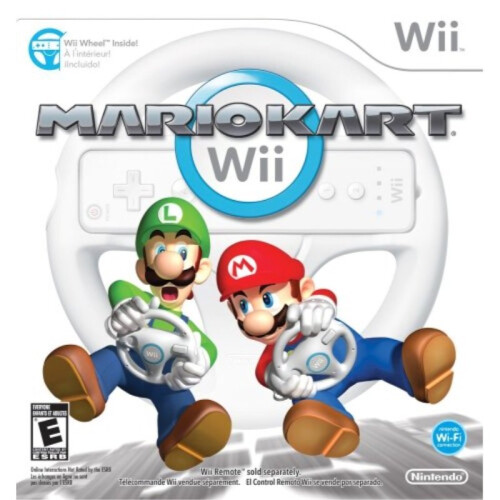 Refurbished Nintendo Mario Kart Wii with Wii Wheel