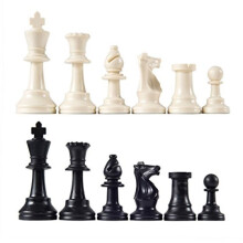 Schwere Turnierqualität Triple Weighted Staunton Schachfiguren mit 3 3/4" König