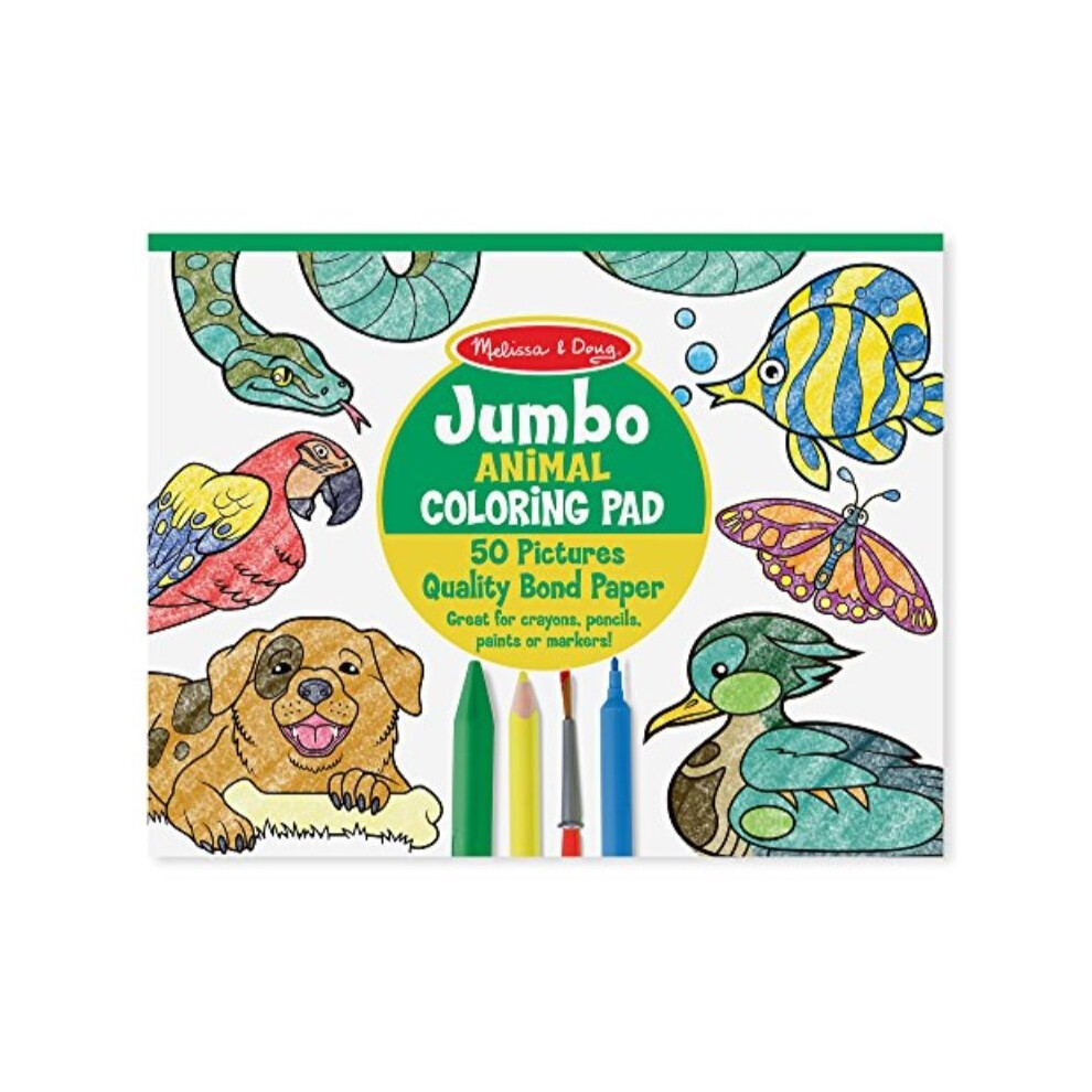 Melissa & Doug Jumbo Coloring Pad - Animals