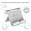 JETech Multi-Angle Portable Stand for 4 to 10" Tablet (iPad and Tab) (Silver) 2