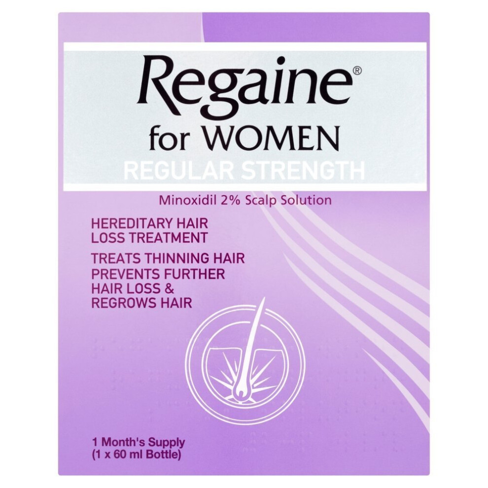 Regaine For Women Regular Strength Hair Regrowth Solution, 60 Ml