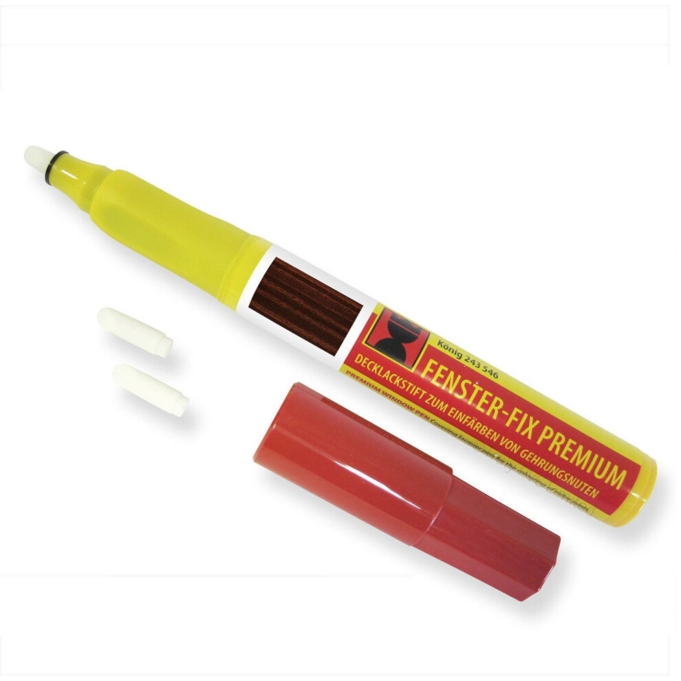 (Mahogany) Konig Touch Up Pens For Upvc Windows, Doors & Frames 7426847377717