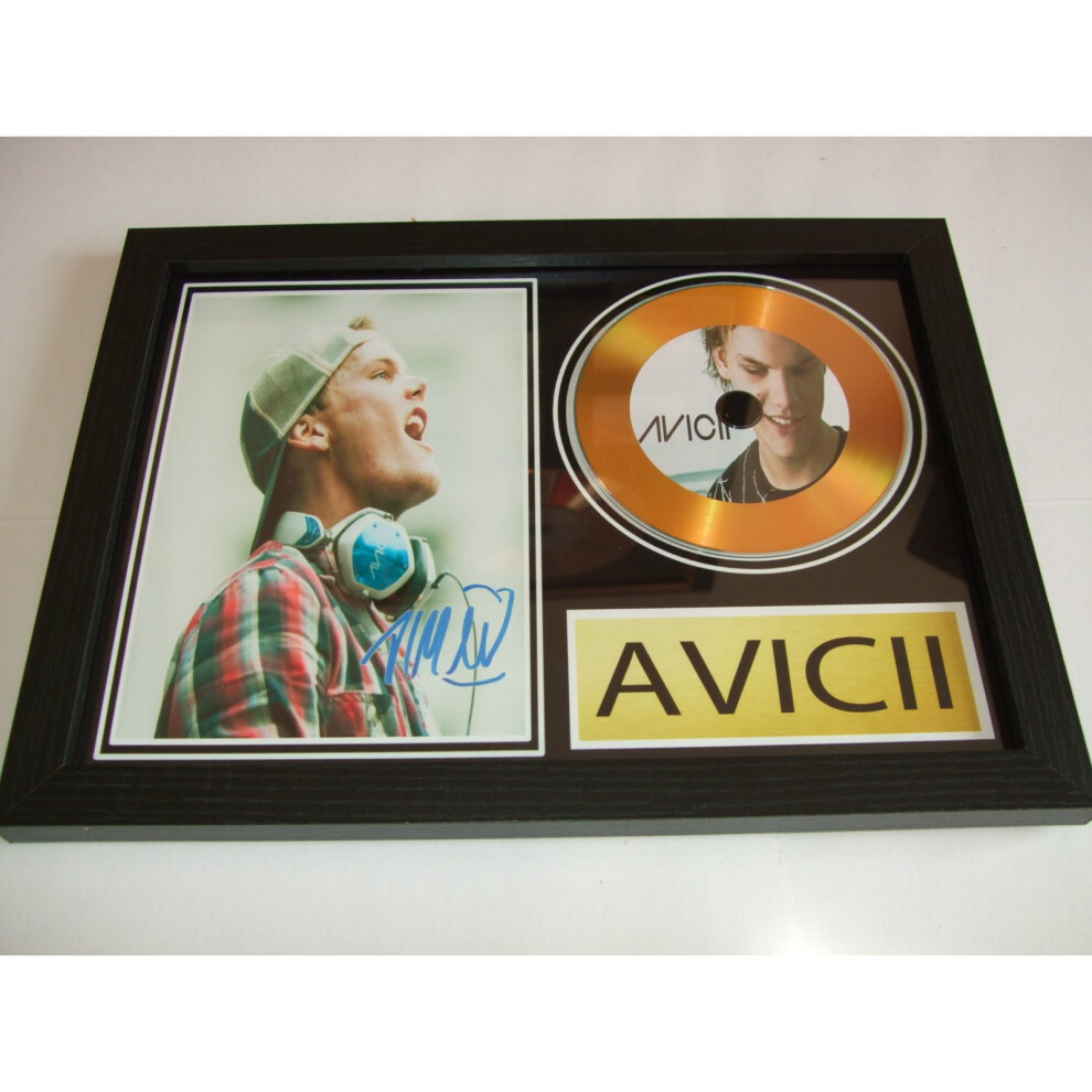 AVICII  SIGNED DISC