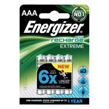 Energizer Accu Recharge Extreme Pile rechargeable AAA (Pack de 4)