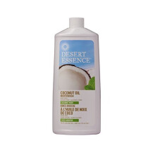 Desert Essence, Bain de Bouche à l'Huile de Coco, Coco Menthe, 16 fl oz (473 ml)