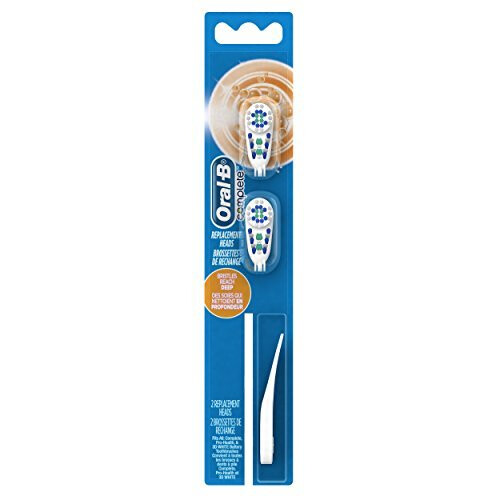 Oral-B OralB Complete Deep Clean Battery Powered Toothbrush Replacement Brush Heads, 2 Count