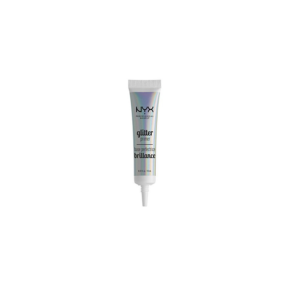 Nyx Professional Makeup Glitter Primer, 0.33 Fluid Ounce Light
