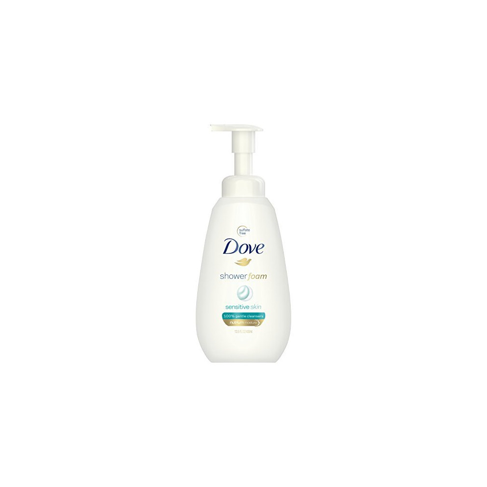 Dove Shower Foam, Sensitive Skin, 13.5 oz