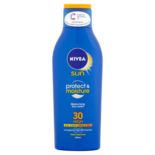 Nivea Sun Protect And Moisture Moisturising Sun Lotion High Spf 30 200 Ml On Onbuy 4037