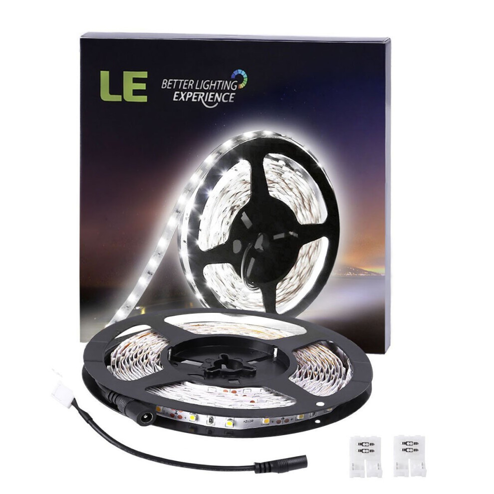 LE Flexible LED Light Strip, 300 Units SMD 3528 LEDs, 5m 12V DC Non-waterproof