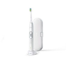 Philips Sonicare ProtectiveClean 6100 Whitening Rechargeable electric toothbrush with pressure sensor and intensity settings, White HX687721