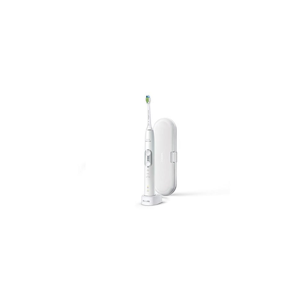 Philips Sonicare ProtectiveClean 6100 Whitening Rechargeable electric toothbrush with pressure sensor and intensity settings, White HX687721-image-OPC-PGHZ9S-NEW