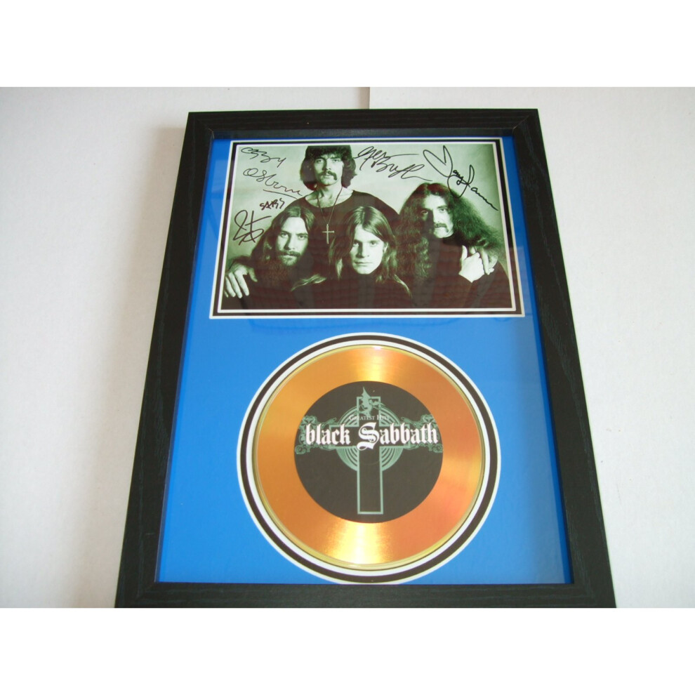 BLACK SABBATH SIGNED DISC