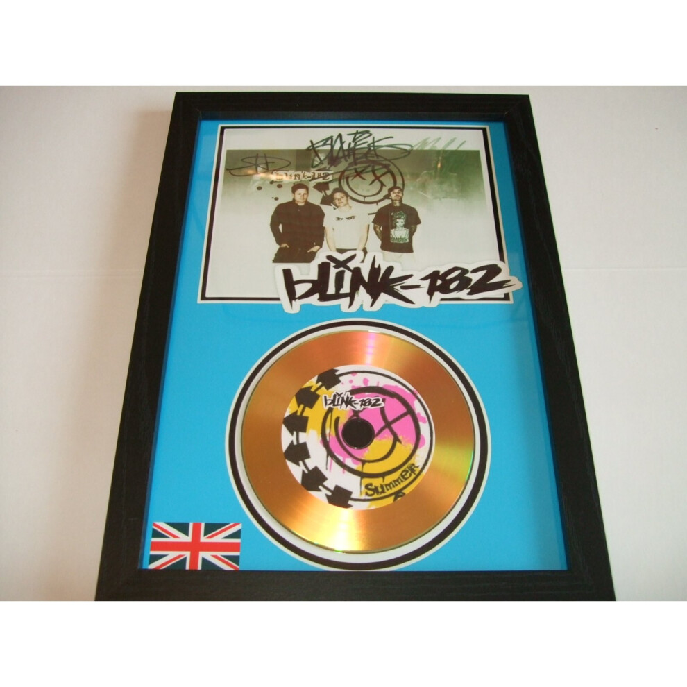 BLINK 182 SIGNED DISC