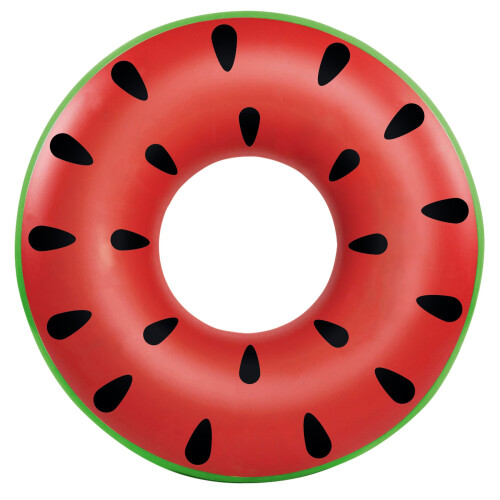 Official 'Perfect Pools' Inflatable Giant Watermelon Rubber Ring | Watermelon Pool Float 2