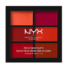 NYX PROFESSIONAL MAKEUP Pro Lip Cream Palette, Die Rottöne, 0.317 Unze