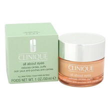 Clinique All About The Eyes Cream-Gel 30ml - Reduces Puffiness, Dark Circles & Fine Lines; Lightweight, Makeup-Setting Eye Treatment