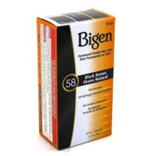 Bigen Permanent Powder Hair Colour Black Brown (58)