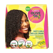 ORS Olive Oil Girls Soft Curls No-Lye Cr?me adoucissante de texture