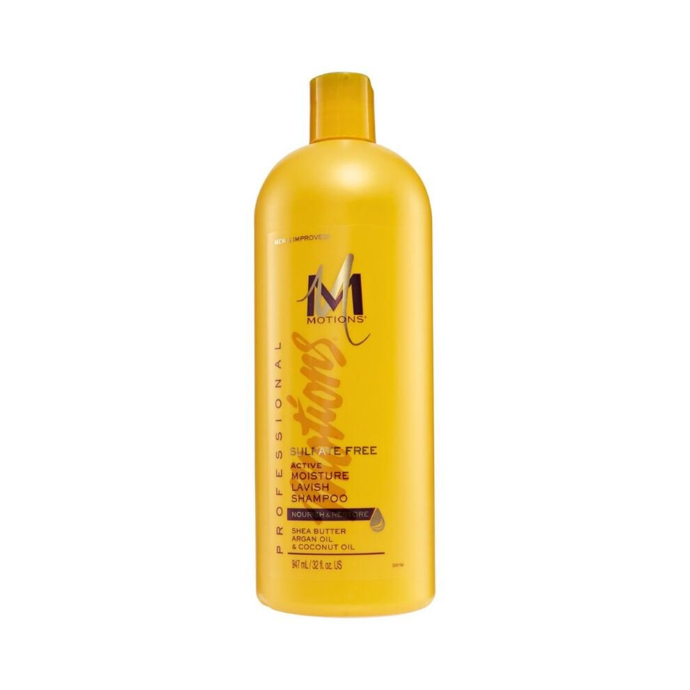 Motions Sulfate-Free Active Moisture Lavish Shampoo 947Ml, 32Oz