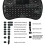 Rii i8 2.4GHz RF Mini Wireless Keyboard with Touch Pad Mouse Black 3