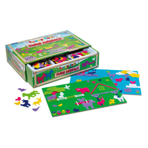 John Adams John Adams Fuzzy-Felt Farm Animals