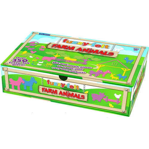 John Adams John Adams Fuzzy-Felt Farm Animals 1