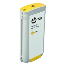 Cartouche d'encre HP 728 - Jaune - 130 ml - Jet d'encre - pour HP DesignJet T730, T830