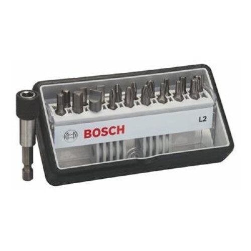 Bosch Set van 12 schroefbits - BOSCH - Robust Line - Extra hard - L 25 mm - PH/PZ/Torx/S/HEX