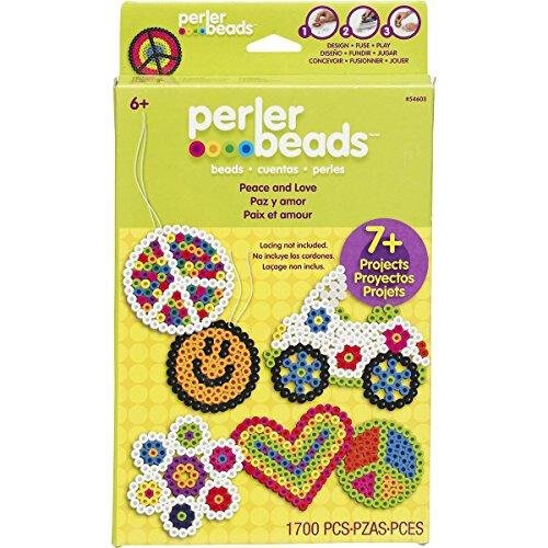 Perler Fused Bead Kit-Peace & Love