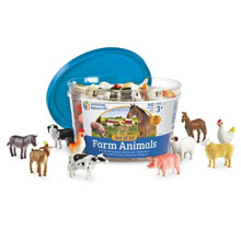 Learning Resources LER0810 Farm Animal Counters, Set of 60