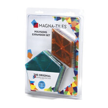 MAGNA-TILES Polygons 8-delige magnetische bouwset voor uitbreiding Het ORIGINELE magnetische bouwmerk