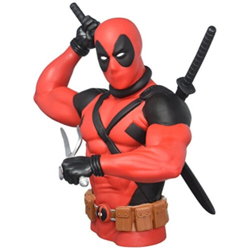 Marvel Büste Sparschwein - MONOGRAM - Neuer Deadpool - 20 cm - Rot - Unisex