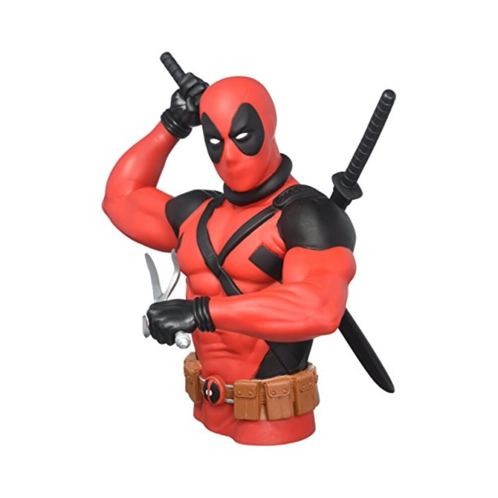 Marvel New Deadpool Bust Bank Action Figure