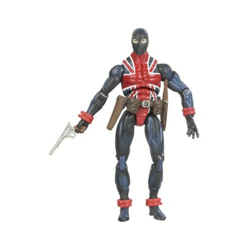 Marvel Universe Series 1 Action Figure #26 Union Jack 3.75 Inch.