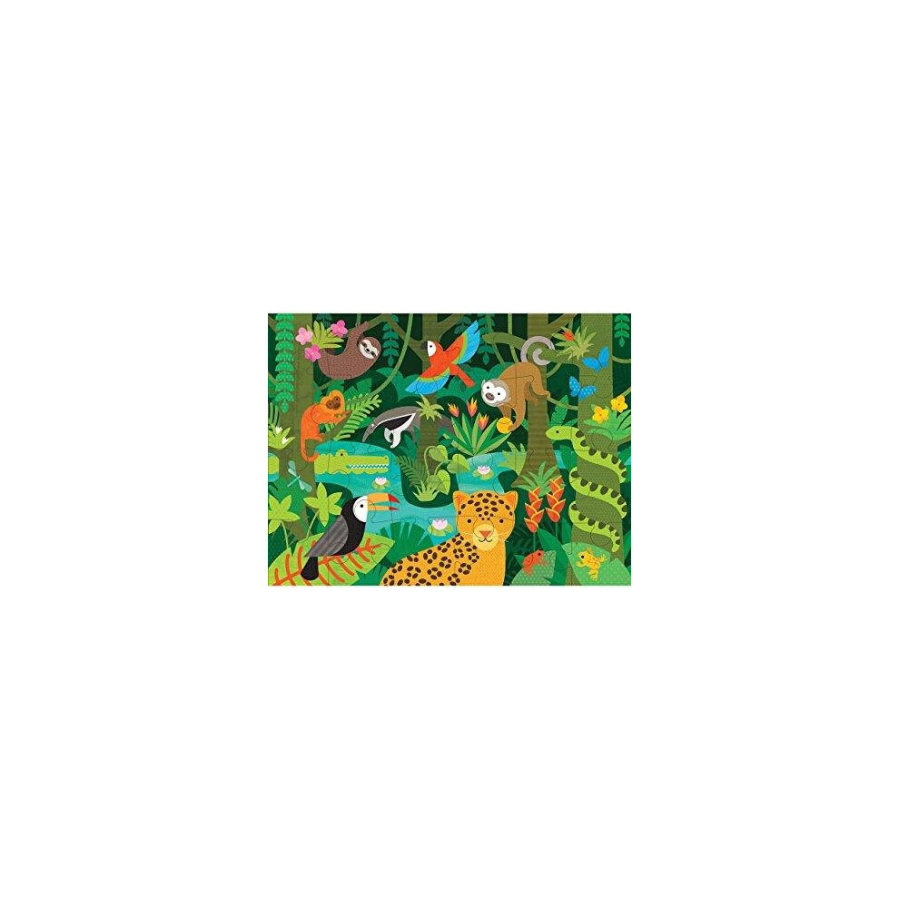 Photos - Jigsaw Puzzle / Mosaic Petit Collage Floor Puzzle, Wild Rainforest, 24 pieces - Book