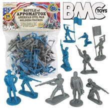 BMC Soldados Plásticos da Guerra Civil - 26 Figuras da Batalha de Appomattox