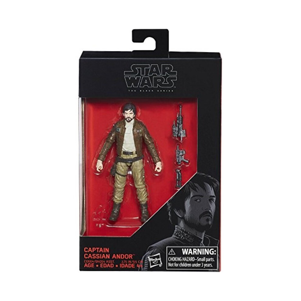 Star Wars 2017 The Black Series Captain Cassian Andor (Rogue One) Exclusive Action Figure, 3.75 Inches