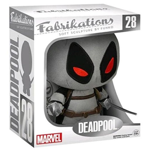 Funko Funko Fabrikations Deadpool Grey/Black #28 Soft Marvel Soft Sculpture Exclusive