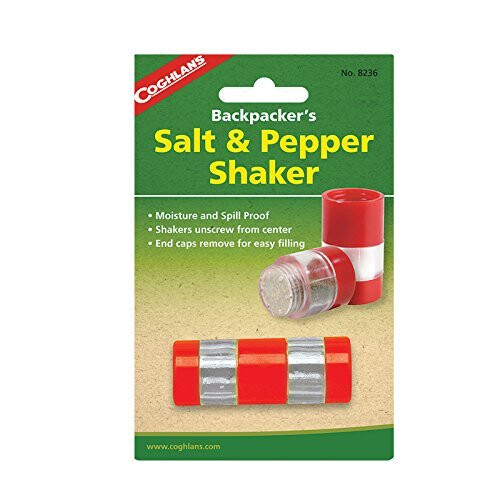 Coghlans 8236 Backpackers Salt & Pepper Shaker