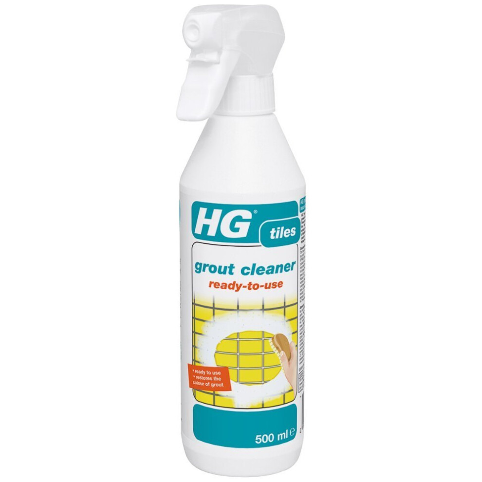 HG grout cleaner ready-to-use 500ML - A ready-to-use tile grout cleaner