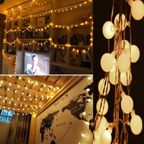 LED Fairy String Lights【 Remote& Timer】16FT 50Leds 8 Modes Battery Operated 2