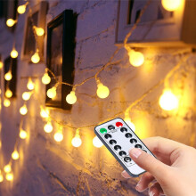 LED Fairy String Lights【 Remote& Timer】16FT 50Leds 8 Modes Battery Operated