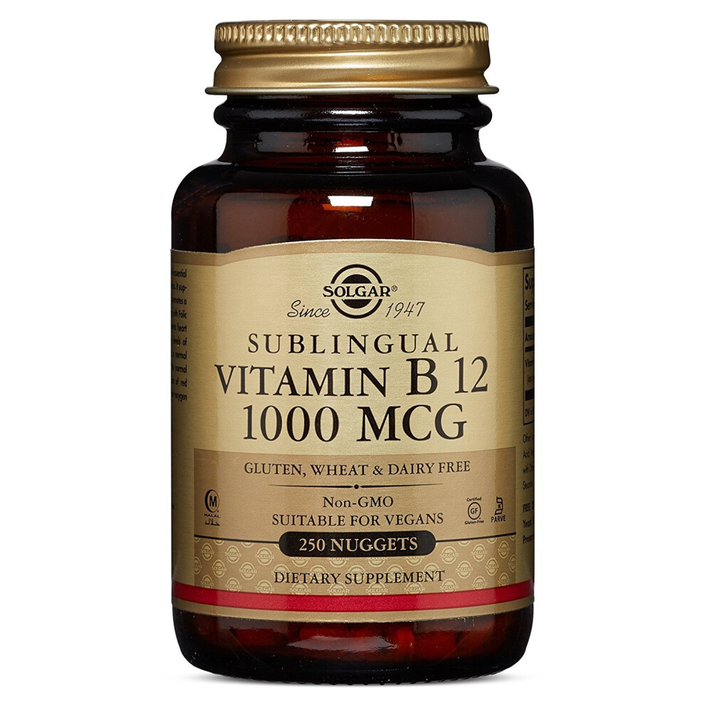 Solgar Vitamin B12 1000 mcg Nuggets - 250 Nuggets