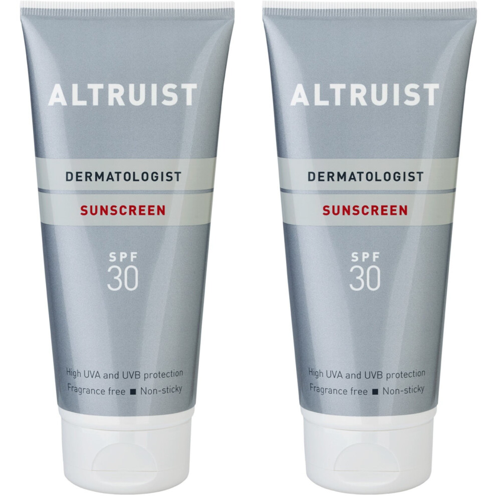 2pk Altruist Dermatologist SPF 30 Sunscreen - 200ml | High UVA Protection Cream